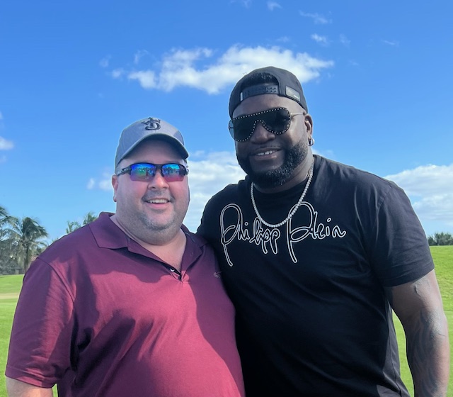 With David Ortiz