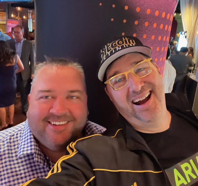 With Phil Hellmuth